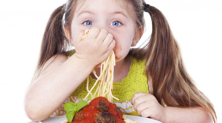 Kind auf glutenfreier Diät